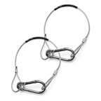Pair Of Safety Catenary Wire 35cm 350mm x 2mm 20Kg