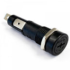 Panel Mounted Fuse Holder for 6mm x 32mm Glass Fuses