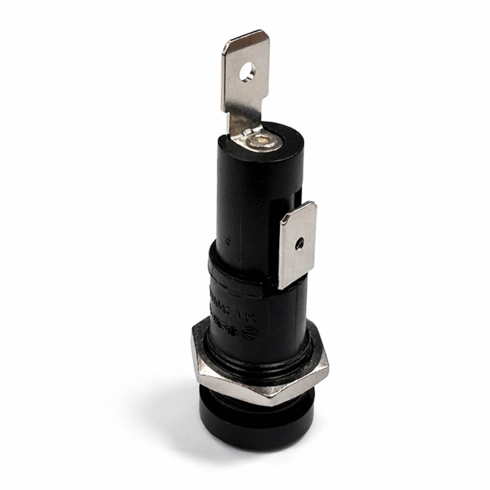 Panel Mounted Fuse Holder for 6mm x 32mm Glass Fuses