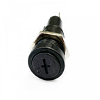 Panel Mounted Fuse Holder for 6mm x 32mm Glass Fuses