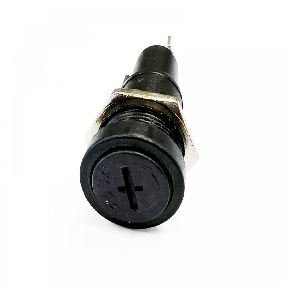 Panel Mounted Fuse Holder for 6mm x 32mm Glass Fuses