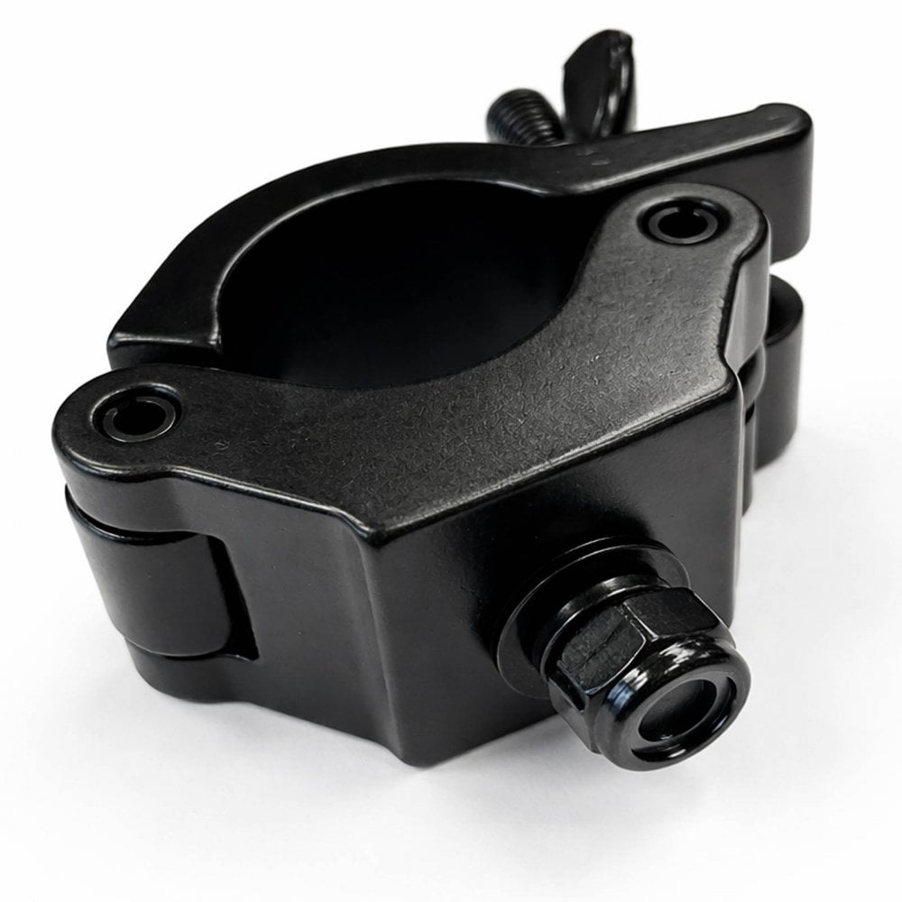 Black Half Coupler Truss Clamp Heavy Duty 750Kg