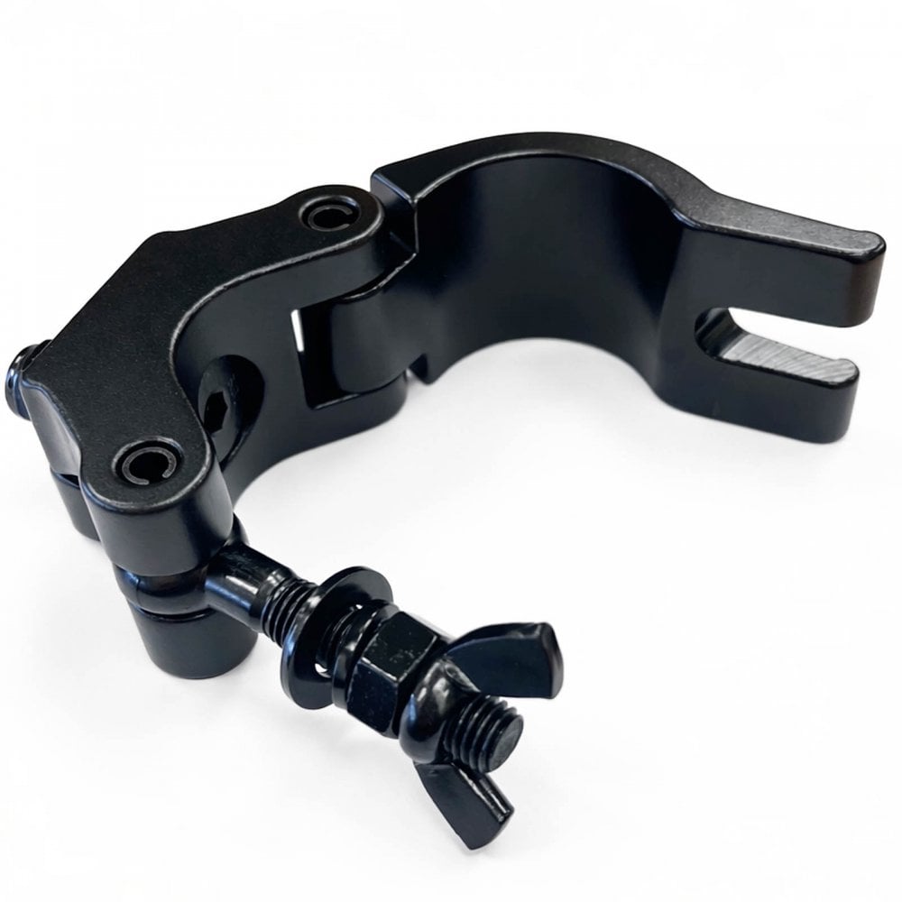 Black Half Coupler Truss Clamp Heavy Duty 750Kg