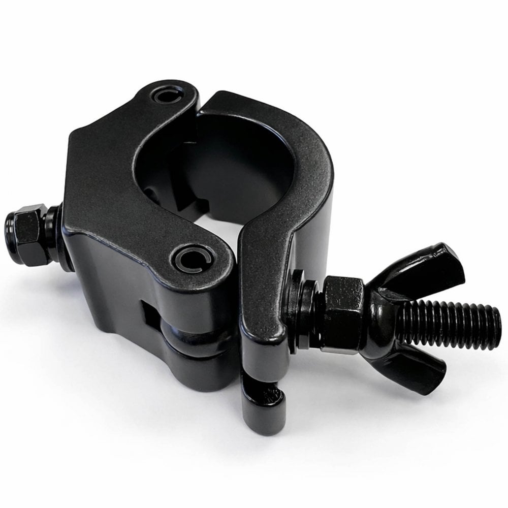 Black Half Coupler Truss Clamp Heavy Duty 750Kg
