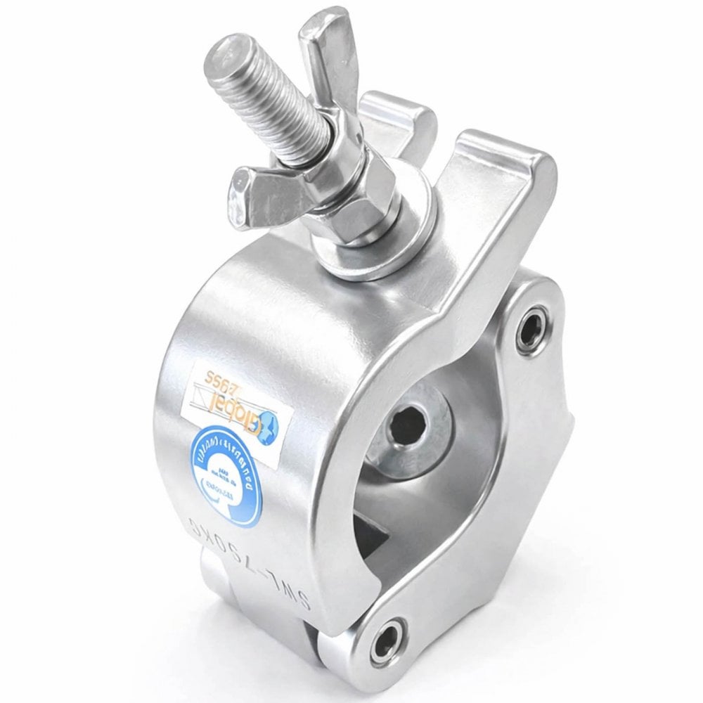 Silver Half Coupler Truss Clamp Heavy Duty 750Kg