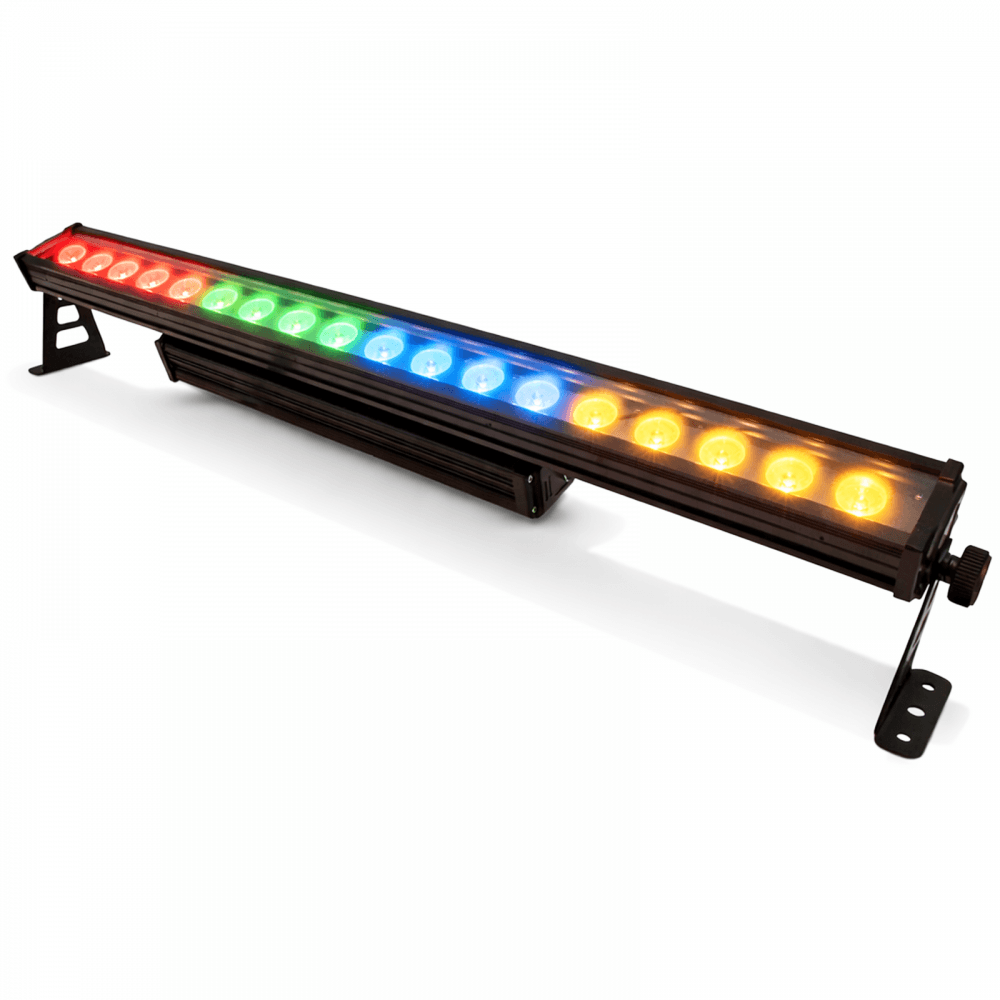 Aqua-Bar 18x18W Waterproof RGBWA/UV LED Wall Bar