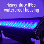 Aqua-Bar 18x18W Waterproof RGBWA/UV LED Wall Bar