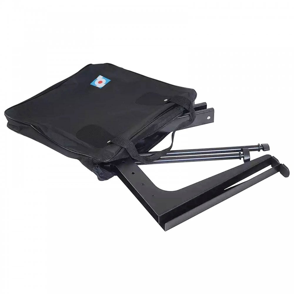 Height & Width Adjustable DJ Laptop Stand Computer Table Clamps inc Case