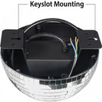 Silver Half Mirror Ball Decor Lighting 300mm 12"