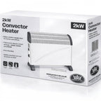 2kW Convector Heater with 3 Heat Settings and Thermostat