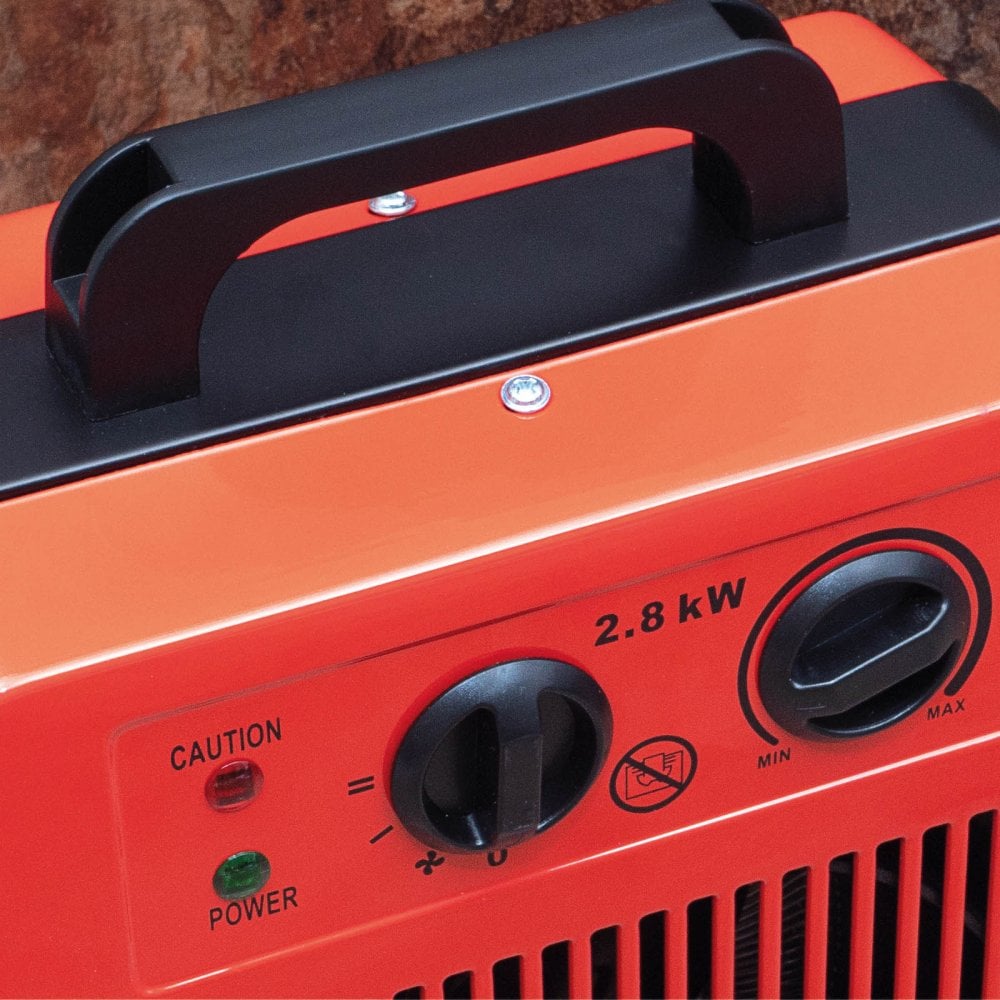 2.8kW Turbo Fan industrial Metal Space Heater