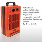 2.8kW Turbo Fan industrial Metal Space Heater