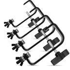 4pc 50mm Steel G Clamp for Hanging Lighting Effects Black