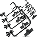 8pc 50mm Steel G Clamp for Hanging Lighting Effects Black