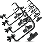 8pc 50mm Steel G Clamp for Hanging Lighting Effects Black