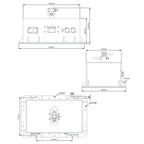 MR350 IP65 DMX Heavy Duty Mirror Ball Rotator 350kg WLL