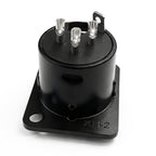 3 Pin XLR Male Chassis Socket Black Twin Pack