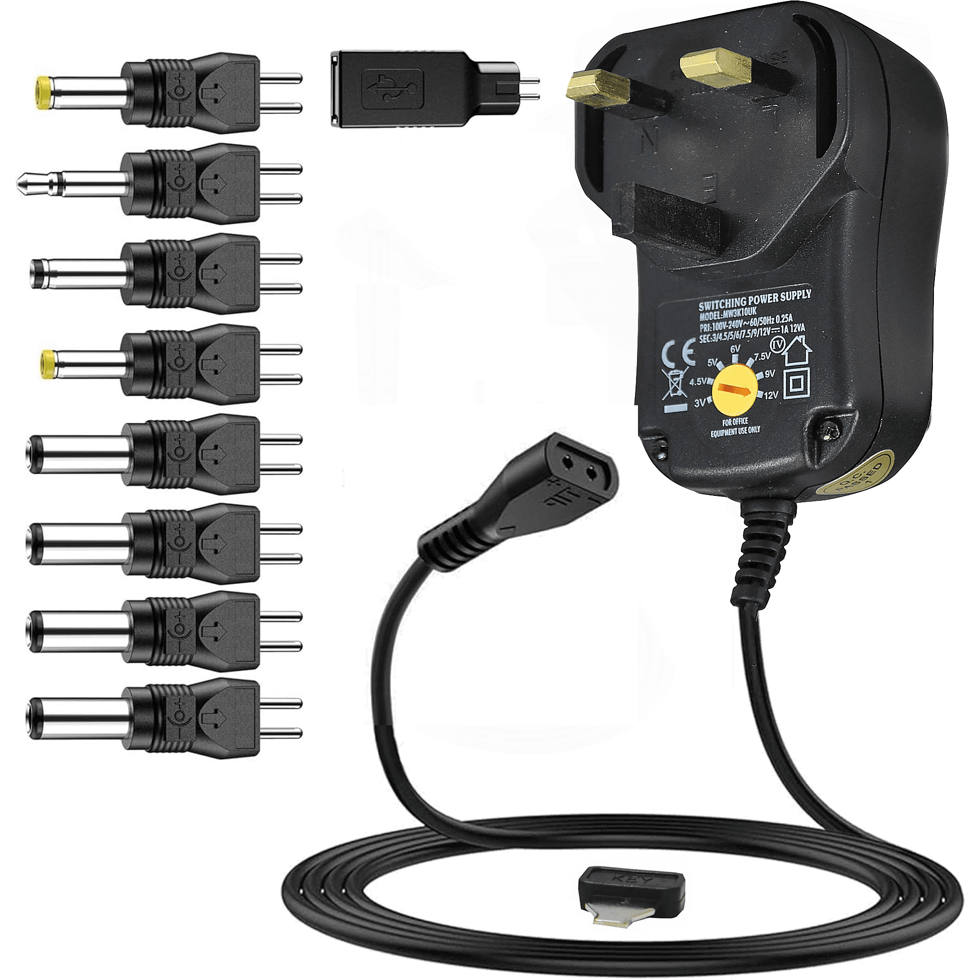 Energy Efficient UK Switch-mode Universal Power Supply 1000mA