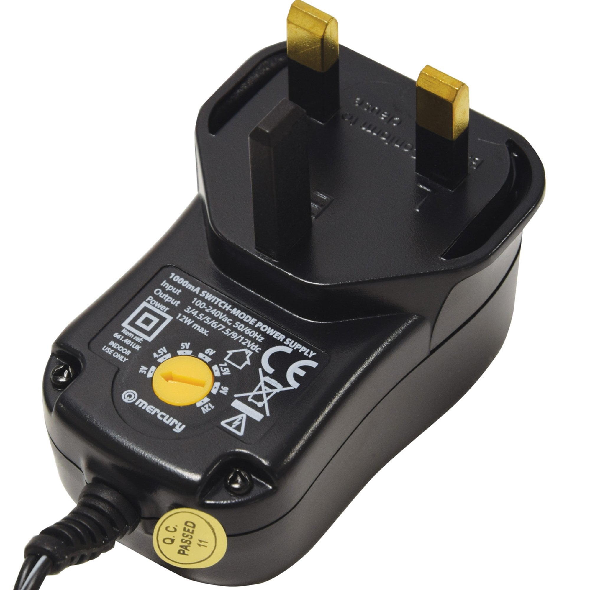 Energy Efficient UK Switch-mode Universal Power Supply 1000mA