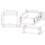 Full Flight Case 6u Supplied With Fixings