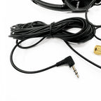 Stereo TV Headphones Mono Slide Switch inc Adaptor