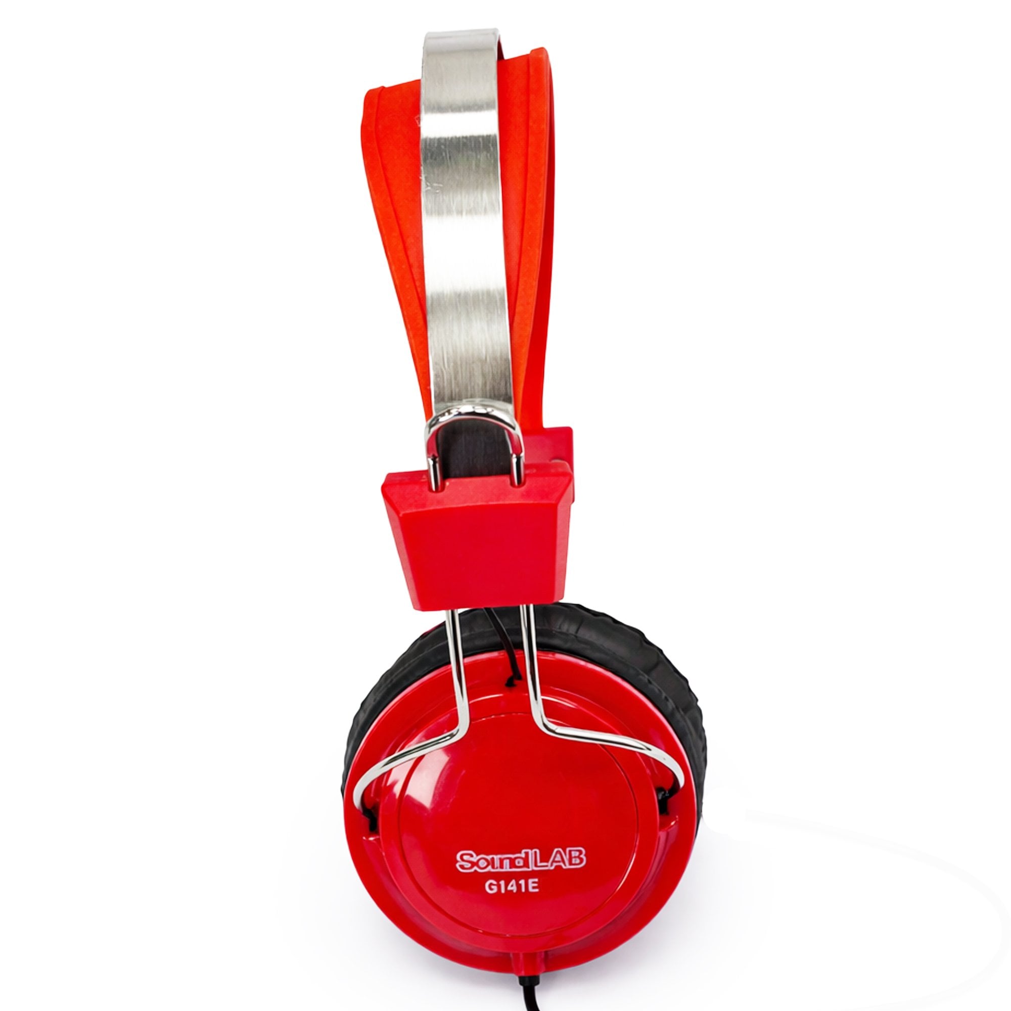 Comfort Digital Stereo Red Headphones with Single 1.5m Lead