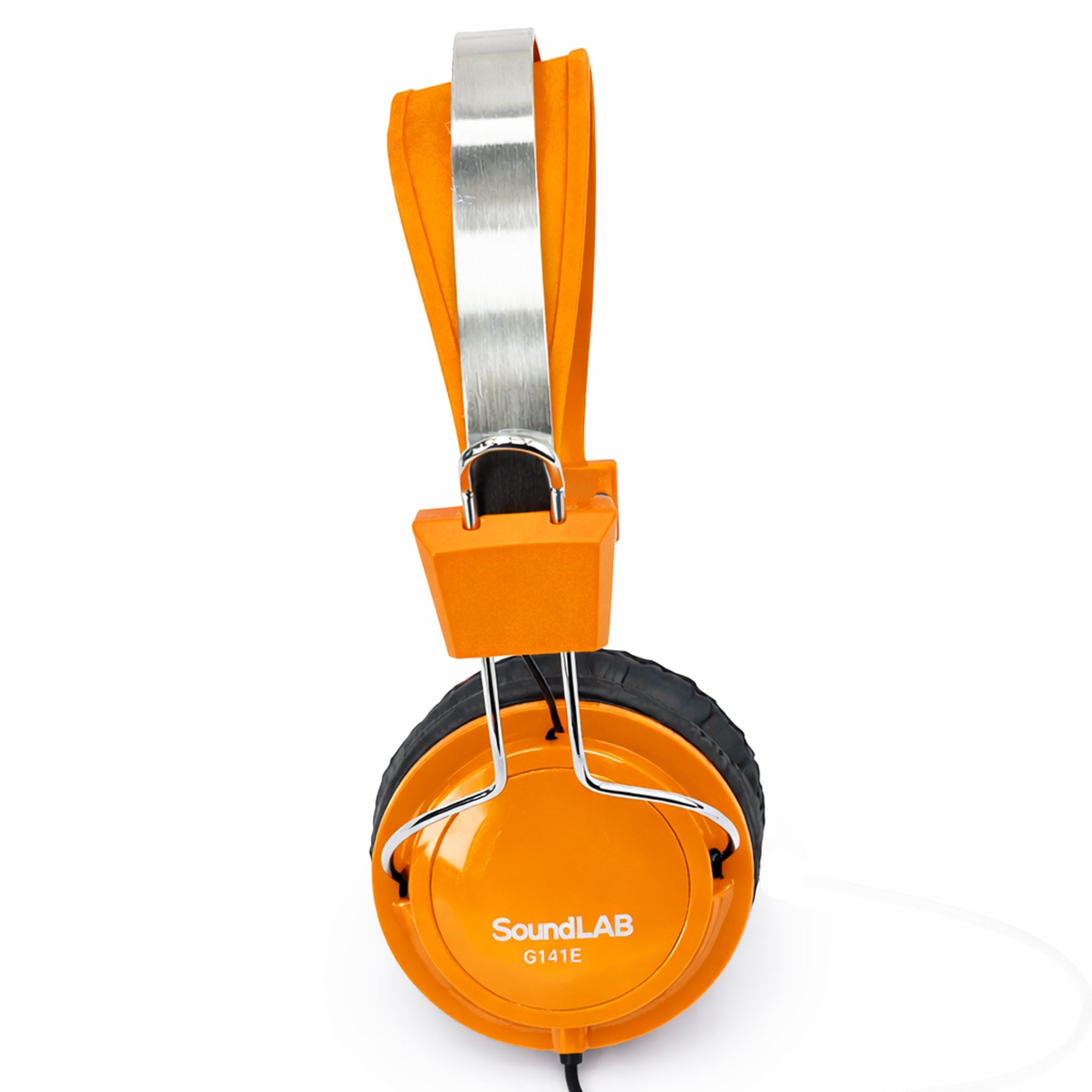 Comfort Digital Stereo Orange Headphones with Single 1.5m Lead