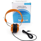 Comfort Digital Stereo Orange Headphones with Single 1.5m Lead