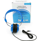 Comfort Digital Stereo Blue Headphones with Single 1.5m Lead