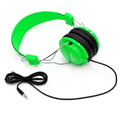 Comfort Digital Stereo Green Headphones with Single 1.5m Lead