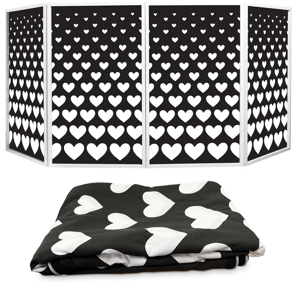 DJ Screen Heart Design Lycra (4 Pack)