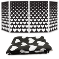 DJ Screen Heart Design Lycra (4 Pack)