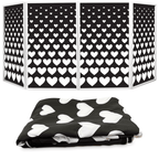 DJ Screen Heart Design Lycra (4 Pack)