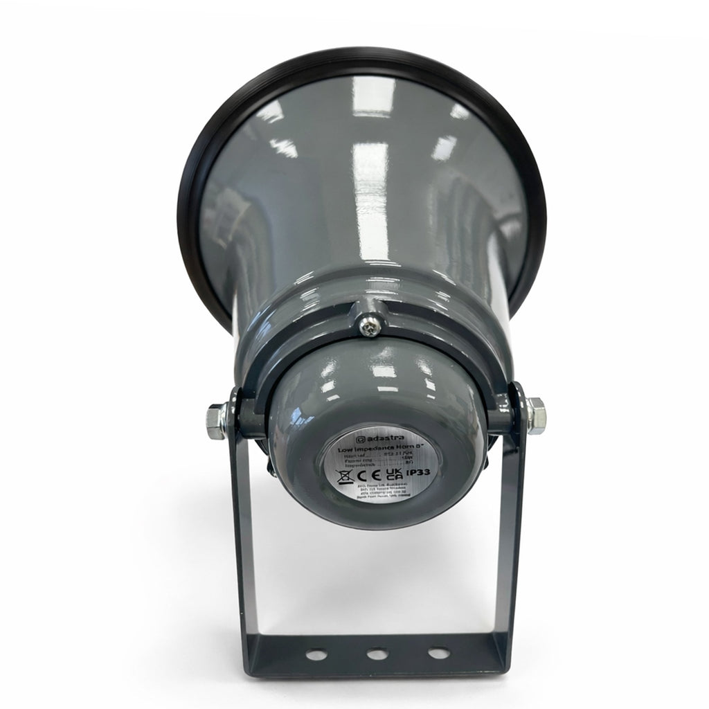 Metal Horn Speaker Low Impedance 8" 15W High Clarity Audio