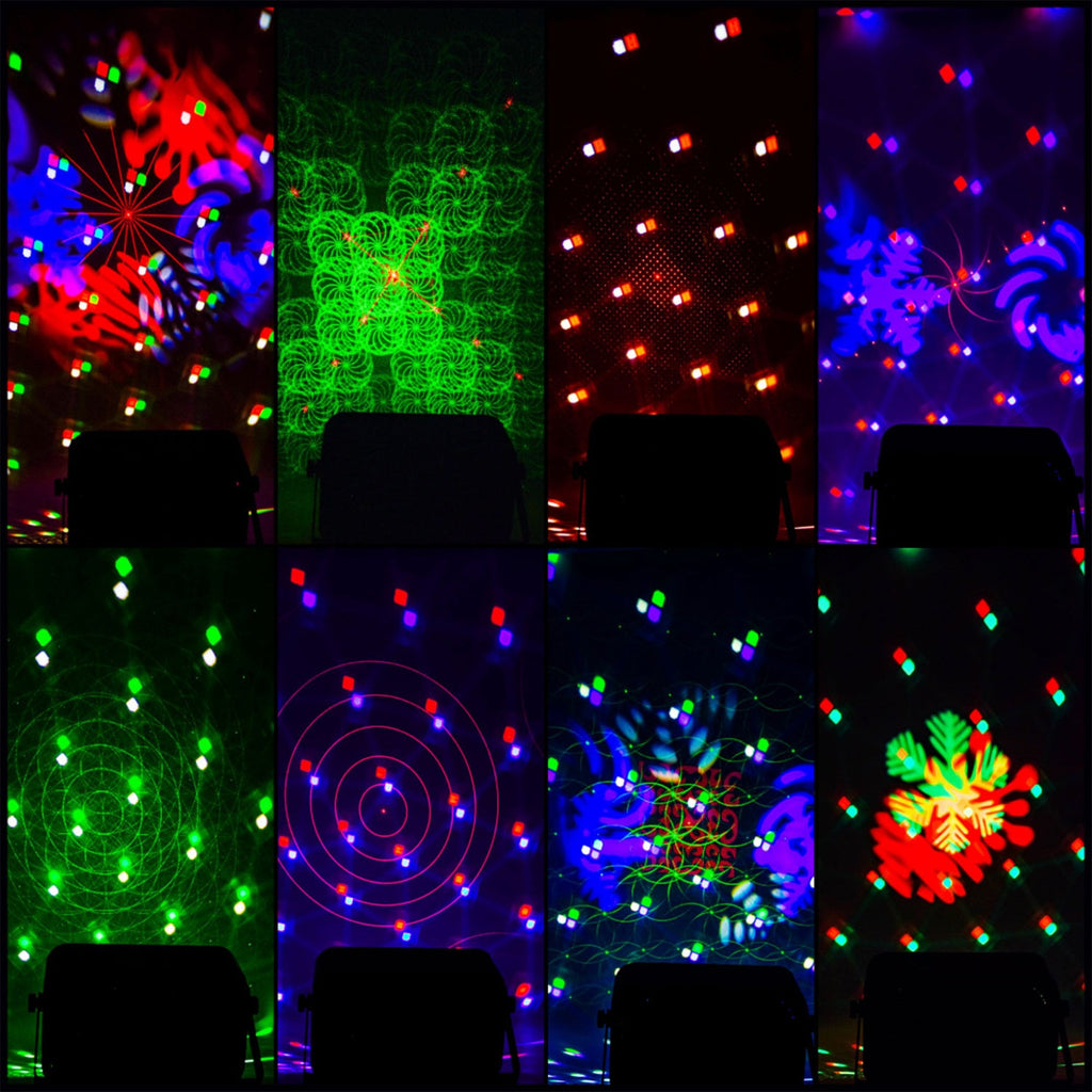 GOBO Hex 6-in-1 LED and Laser Effect