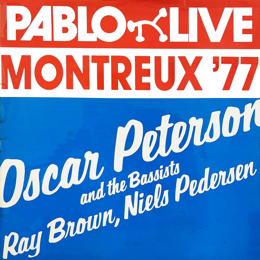 Vinyl Record of Oscar Peterson and The Bassists Ray Brown, Niels Pedersen Montreux '77