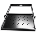 1u 19-inch Rack Mount Sliding Tray Perforated Base
