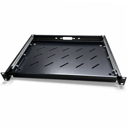 1u 19-inch Rack Mount Sliding Tray Perforated Base