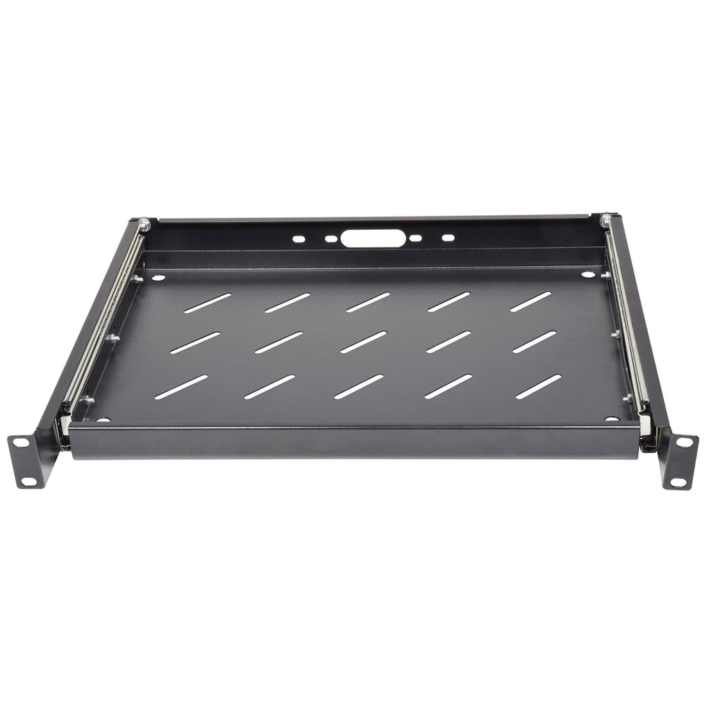 1u 19-inch Rack Mount Sliding Tray Perforated Base