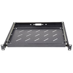 1u 19-inch Rack Mount Sliding Tray Perforated Base