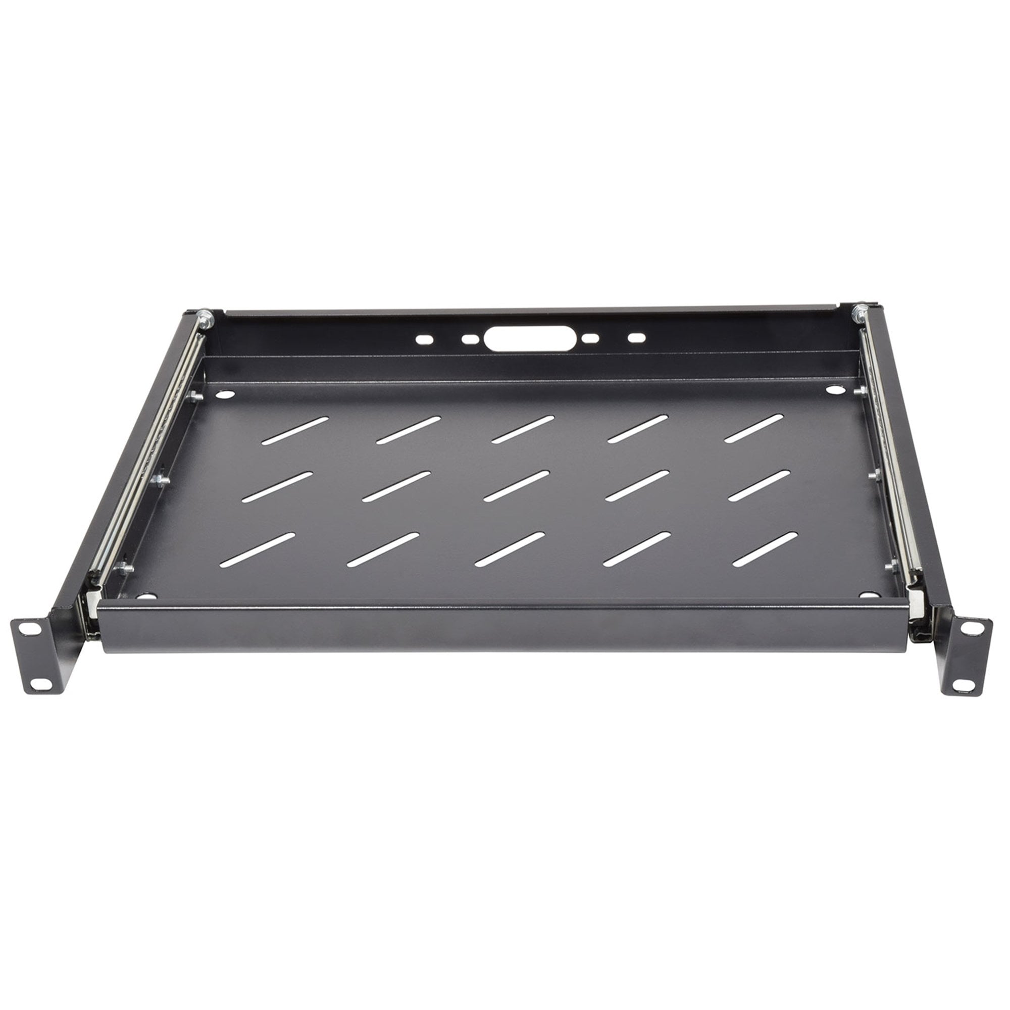 1u 19-inch Rack Mount Sliding Tray Perforated Base