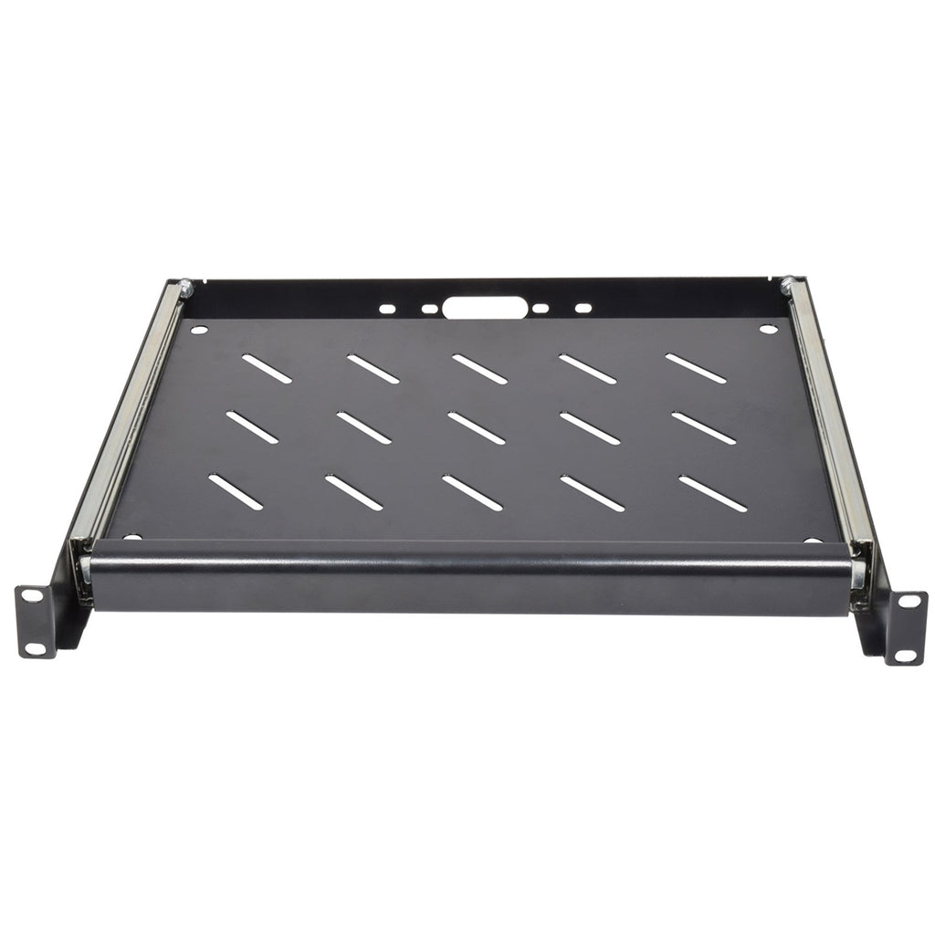 1u 19-inch Rack Mount Sliding Tray Perforated Base