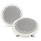 Pair Of 100v Line Ceiling Speaker Quick-Fit 5.25"