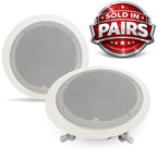 Pair Of 100v Line Ceiling Speaker Quick-Fit 5.25"