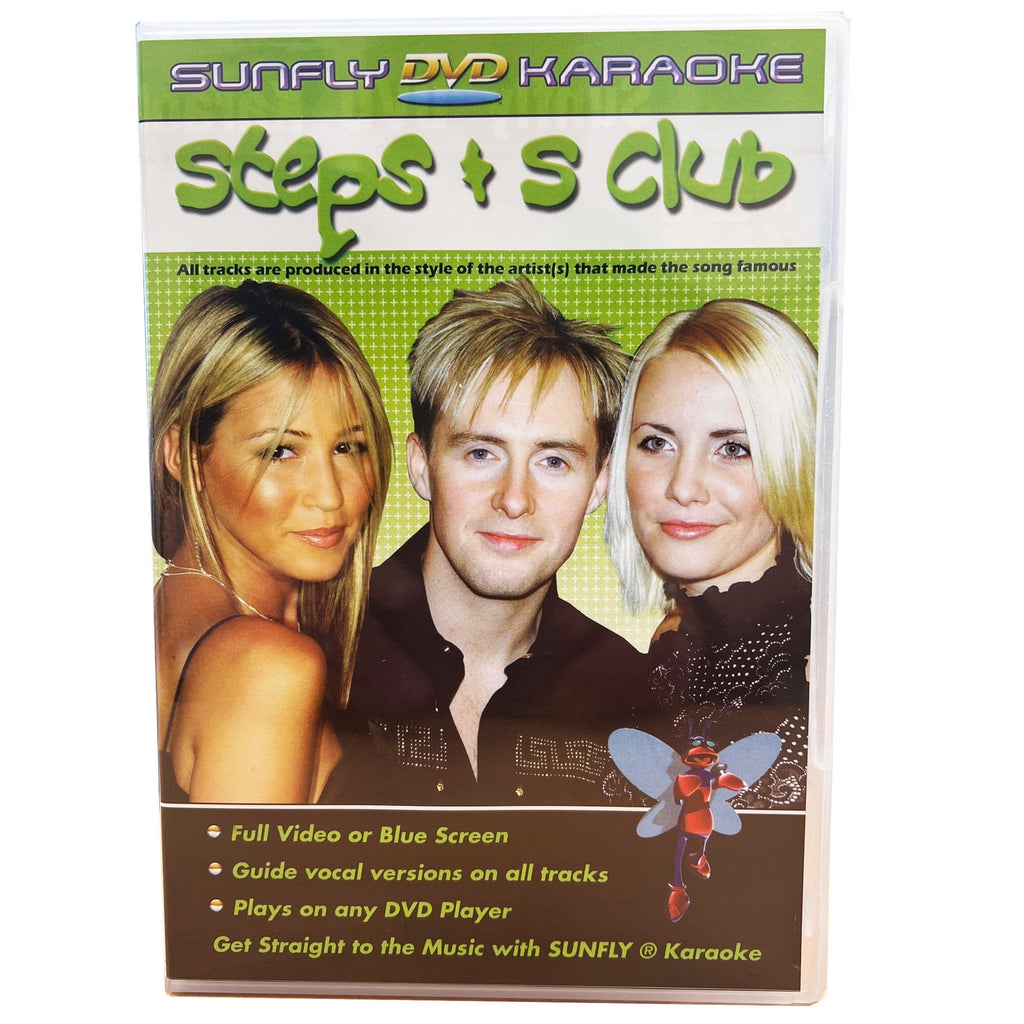 Karaoke DVD Steps S Club - Full Video / Blue Options - All Region