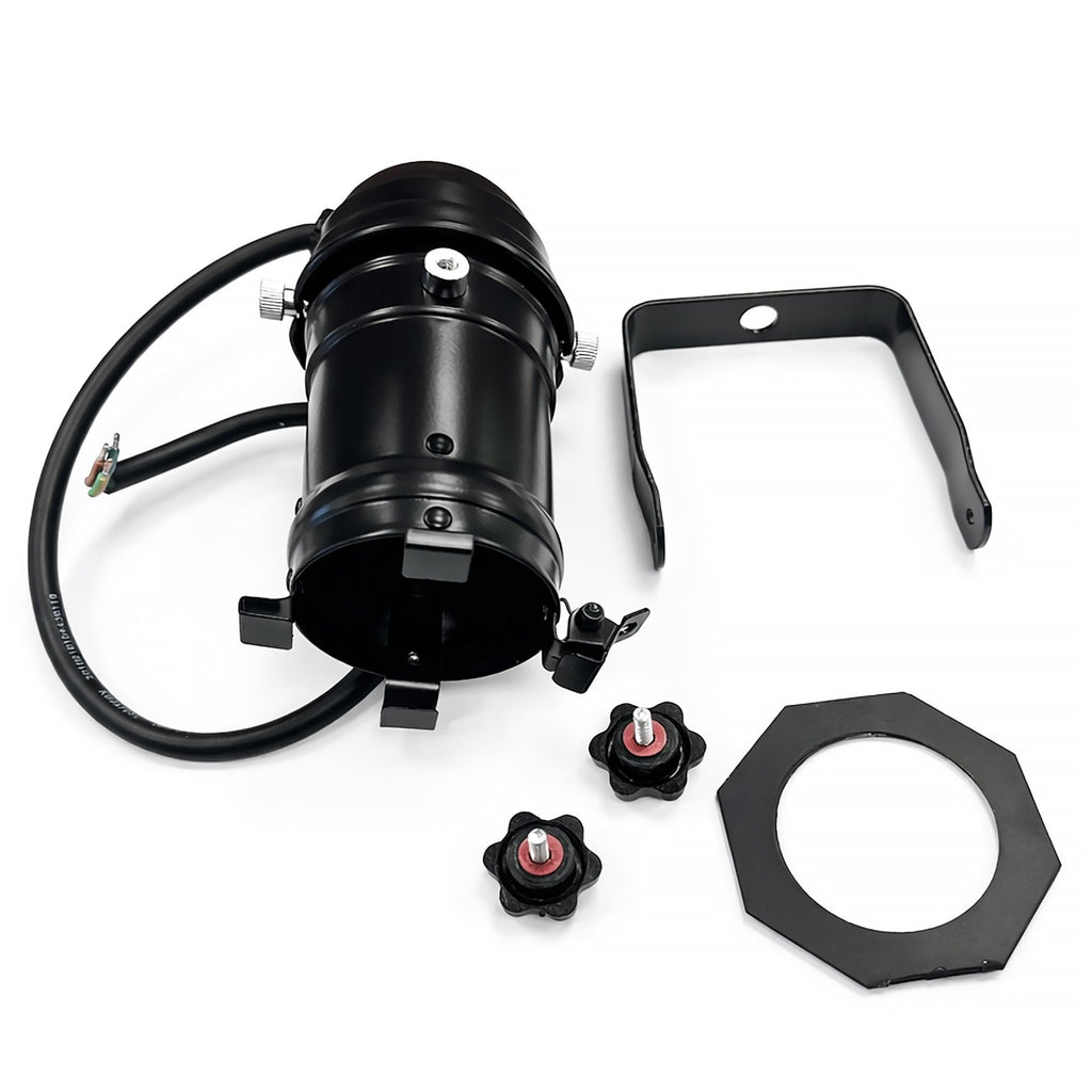 Black Silver PAR 16 Lantern Can 230v GU10 Retro Shop Home Restaurant