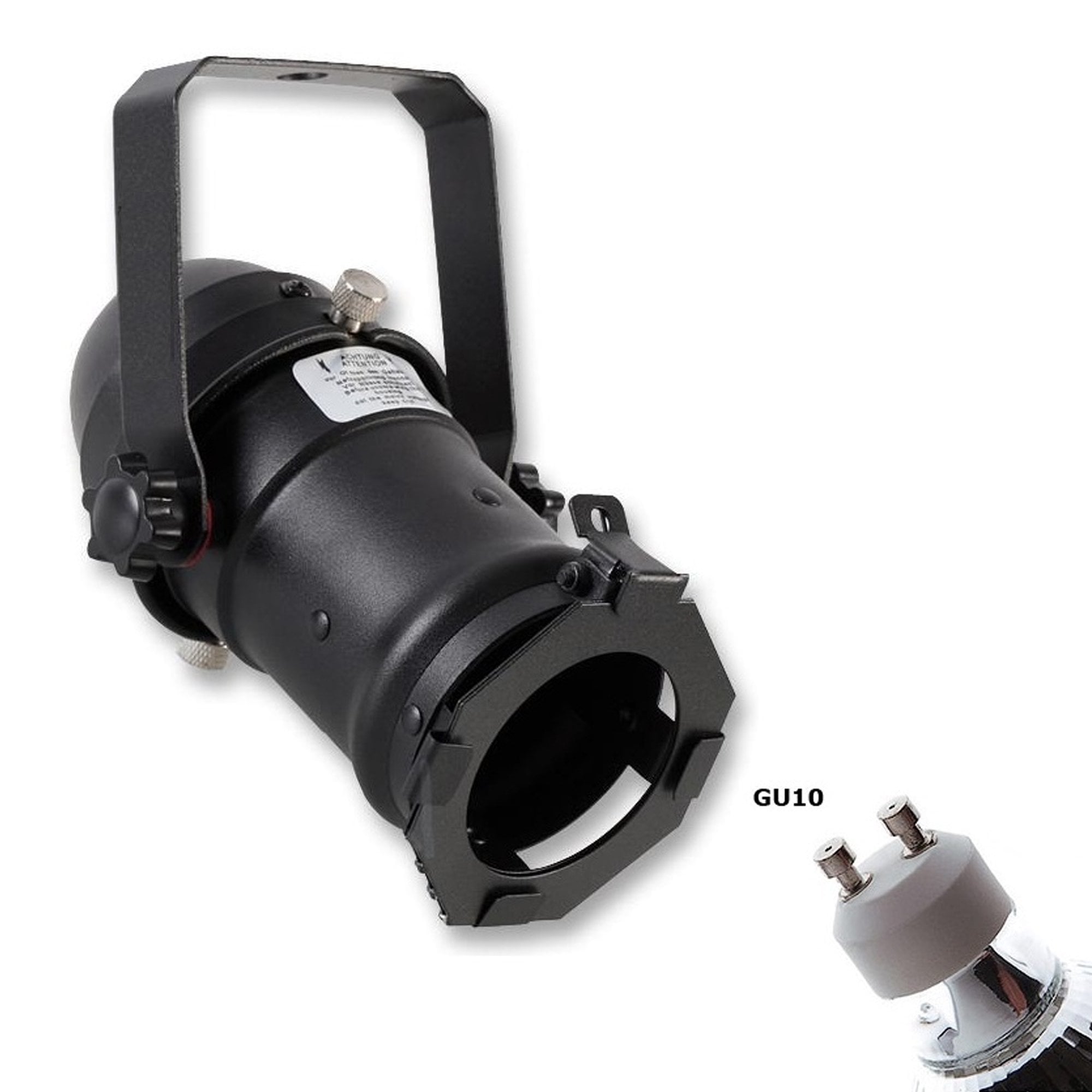 Black Silver PAR 16 Lantern Can 230v GU10 Retro Shop Home Restaurant