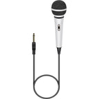 Pair of Handheld Dynamic Microphone in White with 2.8m Lead