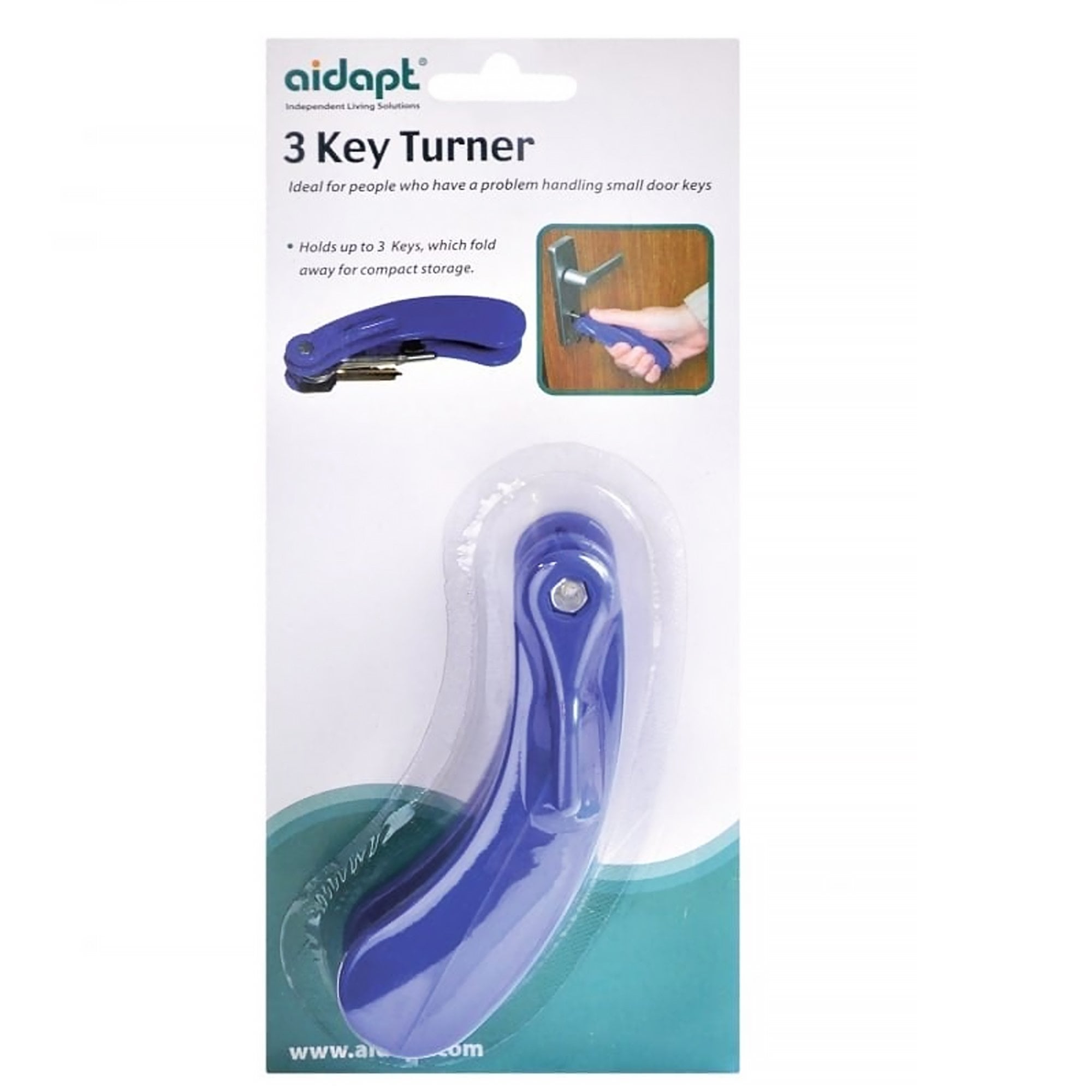 Pair Of 3 Key Turner Arthritis Elderly Grip Aid