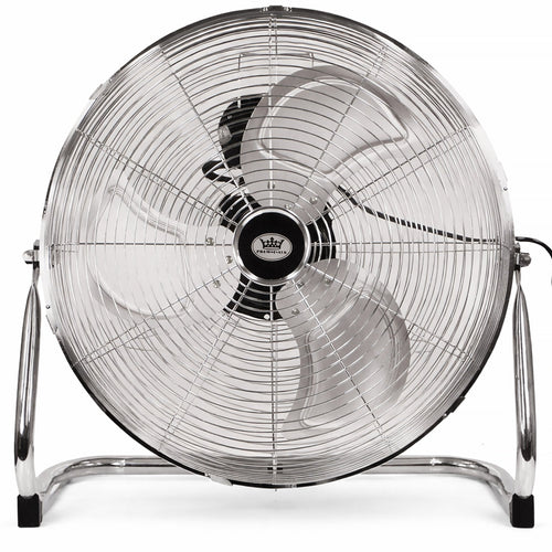 18" Chrome High Velocity Industrial 3 Speed Floor Fan